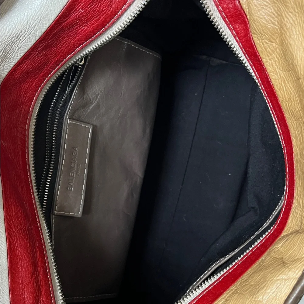 Rare Balenciaga Lambskin 2-way Bazar Bag